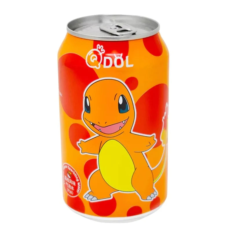 Qdol Pokemon Charmander Lychee Sparkling Water 330 ml