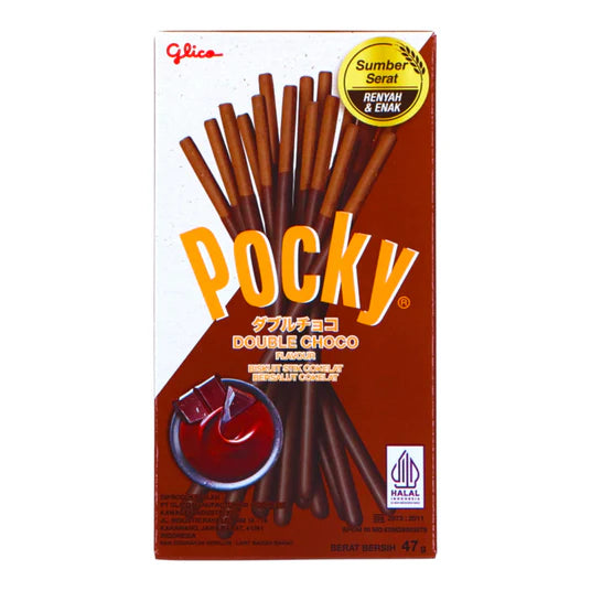 POCKY 10 x 47 GR DOUBLE CHOCOLATE