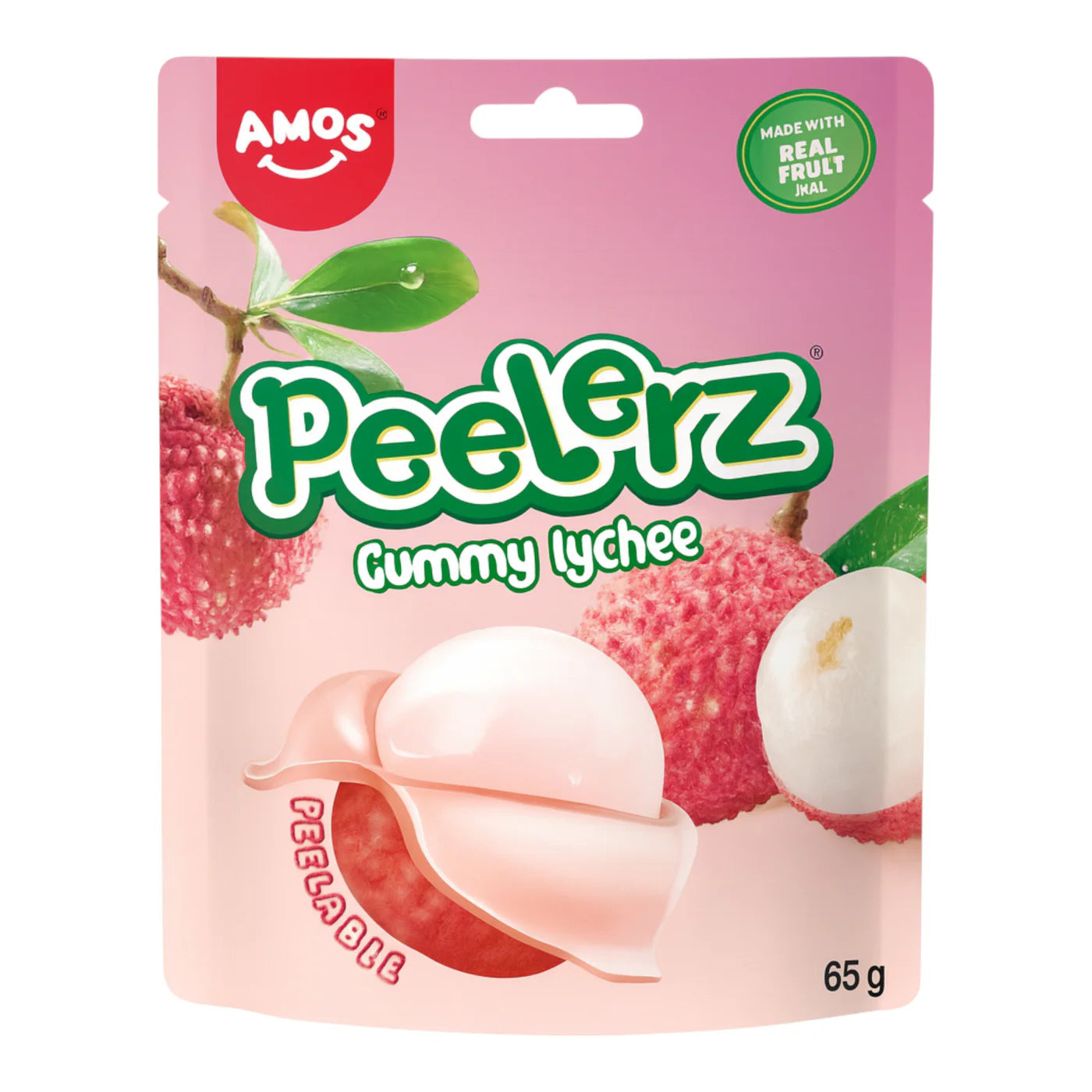 AMOS 65 GR PEELERZ GUMMY LYCHEE