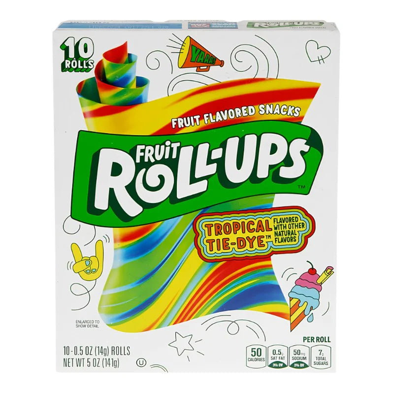 Fruit Roll Ups Tropical Tie Dye 14 g