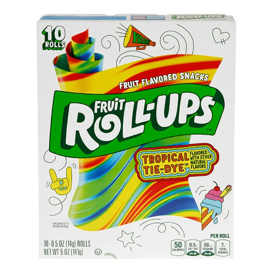 Fruit Roll Ups Tropical Tie Dye 14 g