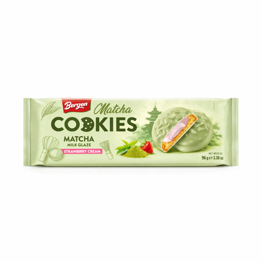BERGEN 96 GR MATCHA WITH STRAWBERRY FILLING