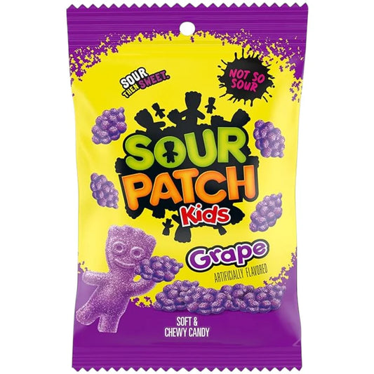 Sour Patch Grape Peg Bag 101 g