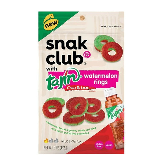 CANDY SNAK CLUB 64 GR TAJIN WATERMELON RINGS