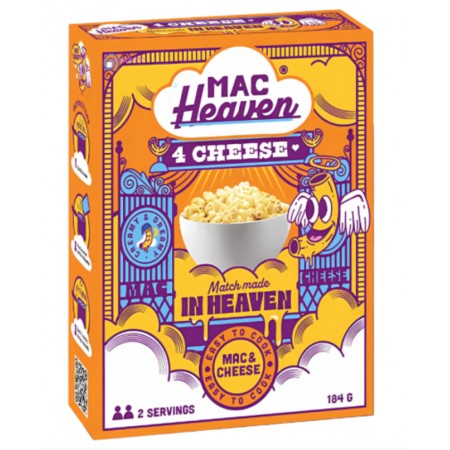 MAC HEAVEN 184 GR MAC AND CHEESE FOUR CHEESE